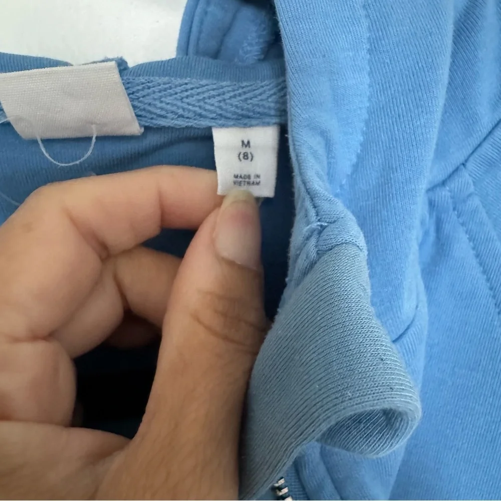 GAP Kids Sky Blue half zip Hoodie